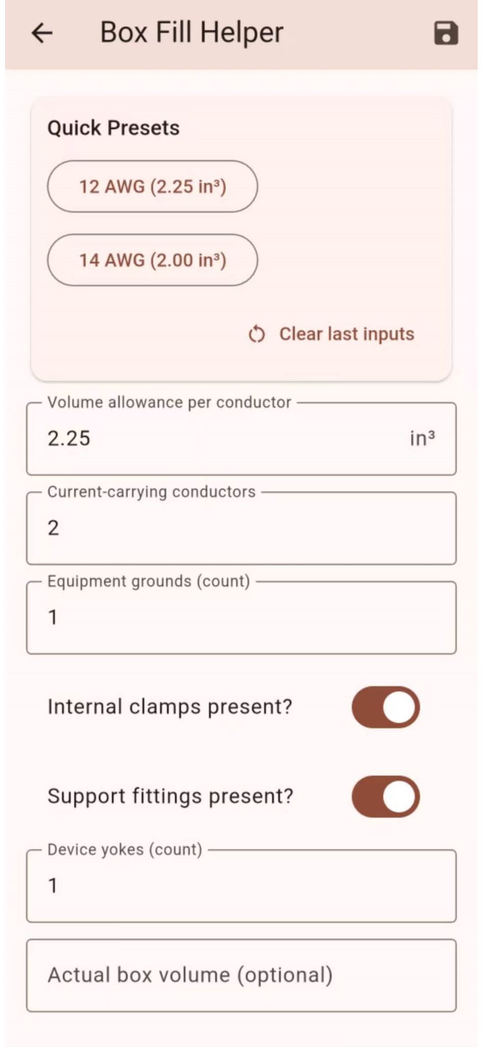 Box Fill result screenshot